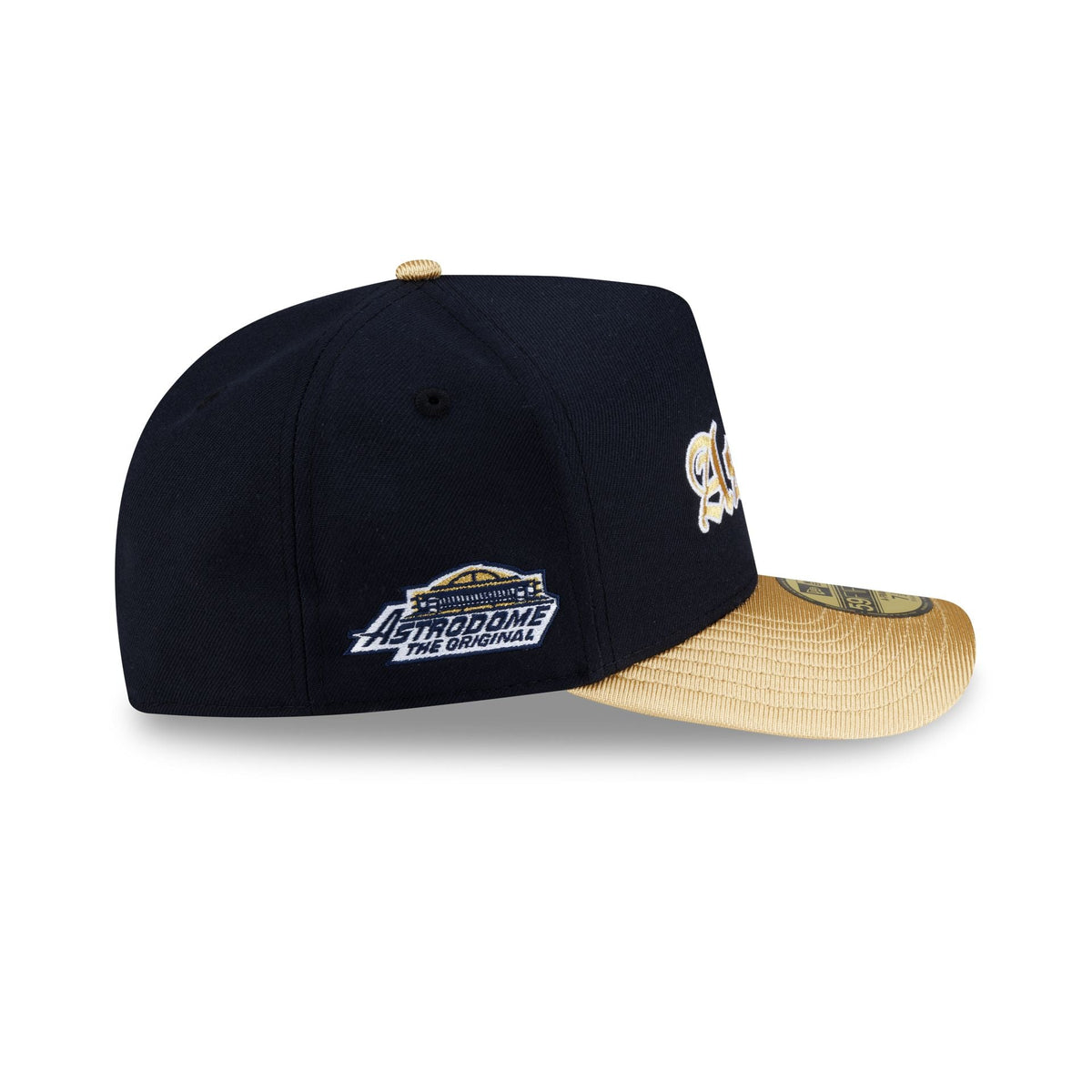 Just Caps Gothic Script Houston Astros 59FIFTY A-Frame Fitted Hat