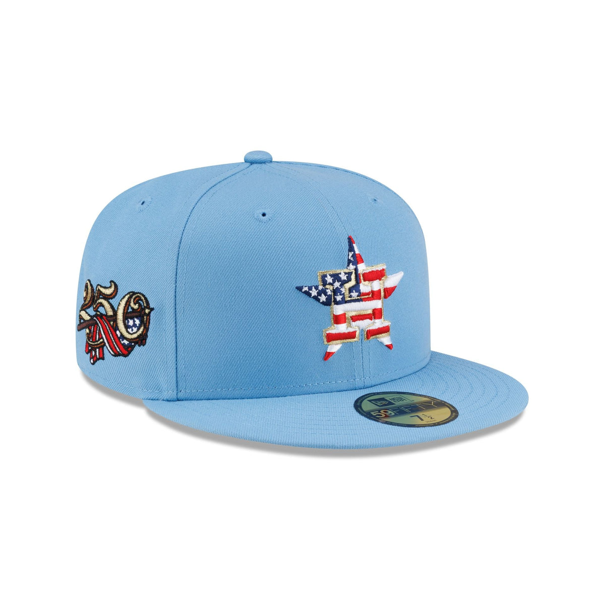 Houston Astros Red. White & Blue 59FIFTY Fitted Hat