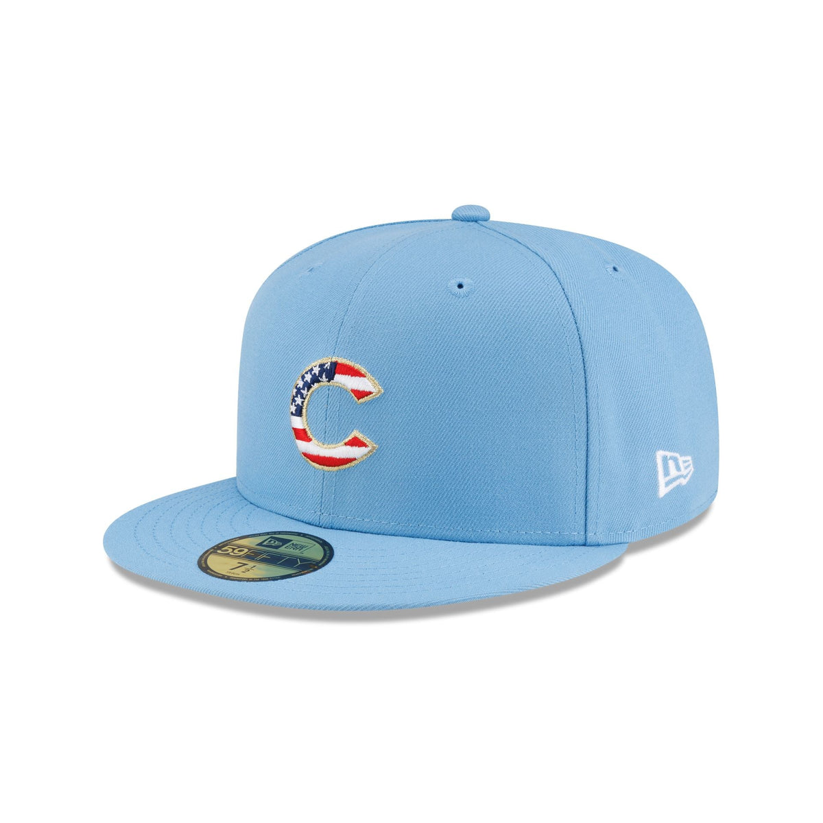 Chicago Cubs Red. White & Blue 59FIFTY Fitted Hat