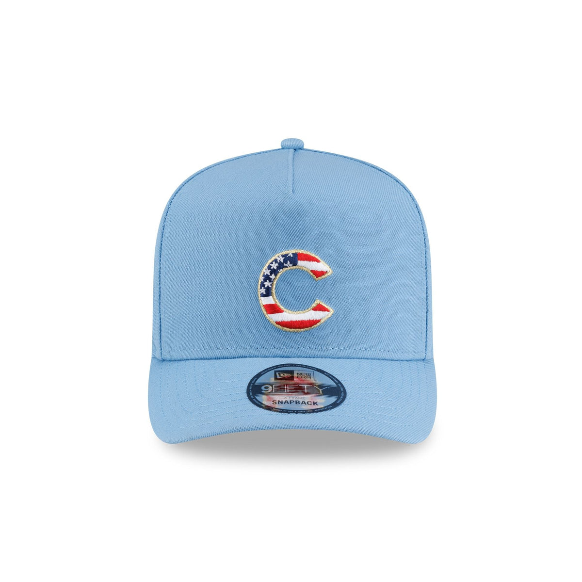 Chicago Cubs Red. White & Blue 9FIFTY A-Frame Snapback Hat