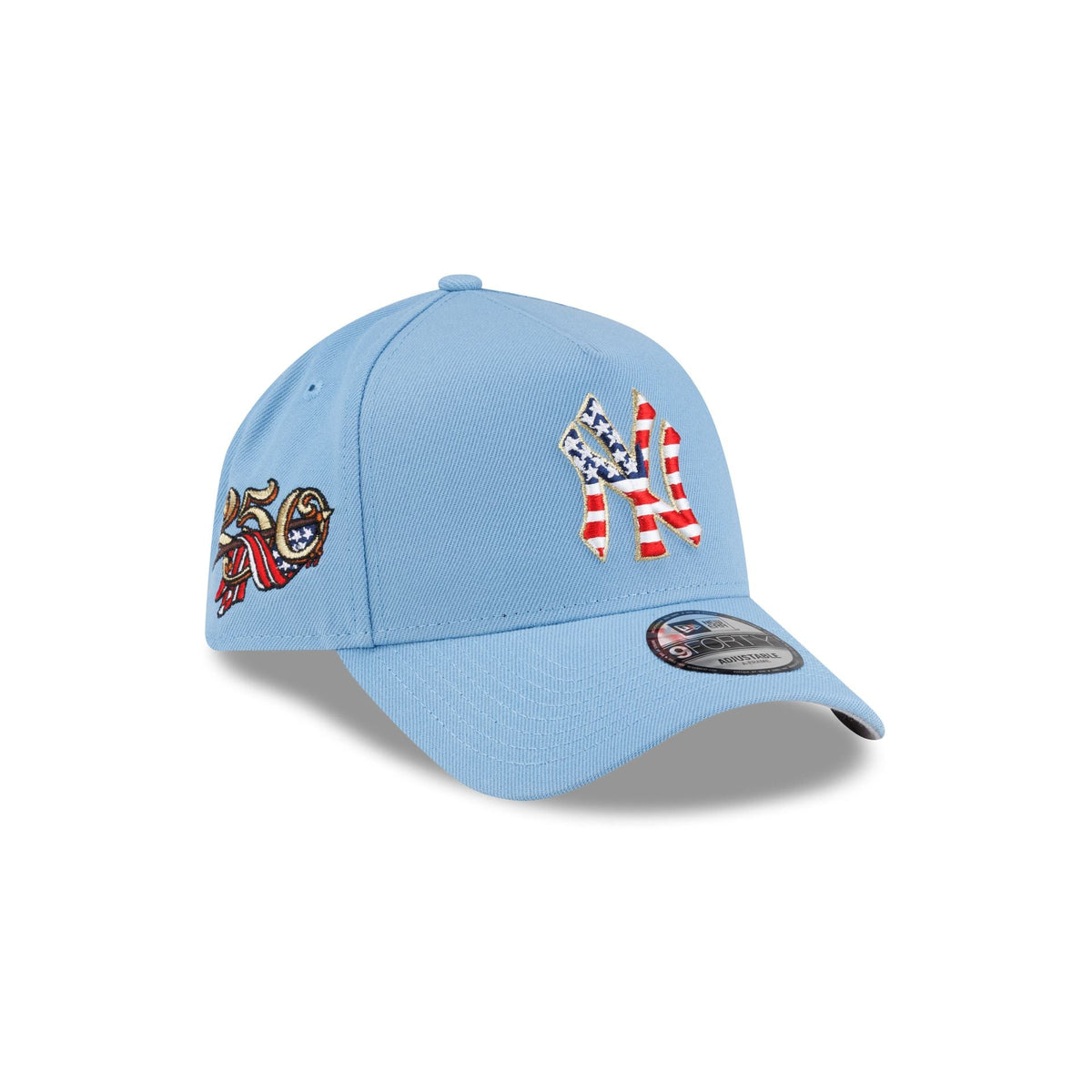 New York Yankees Red. White & Blue 9FORTY A-Frame Snapback Hat