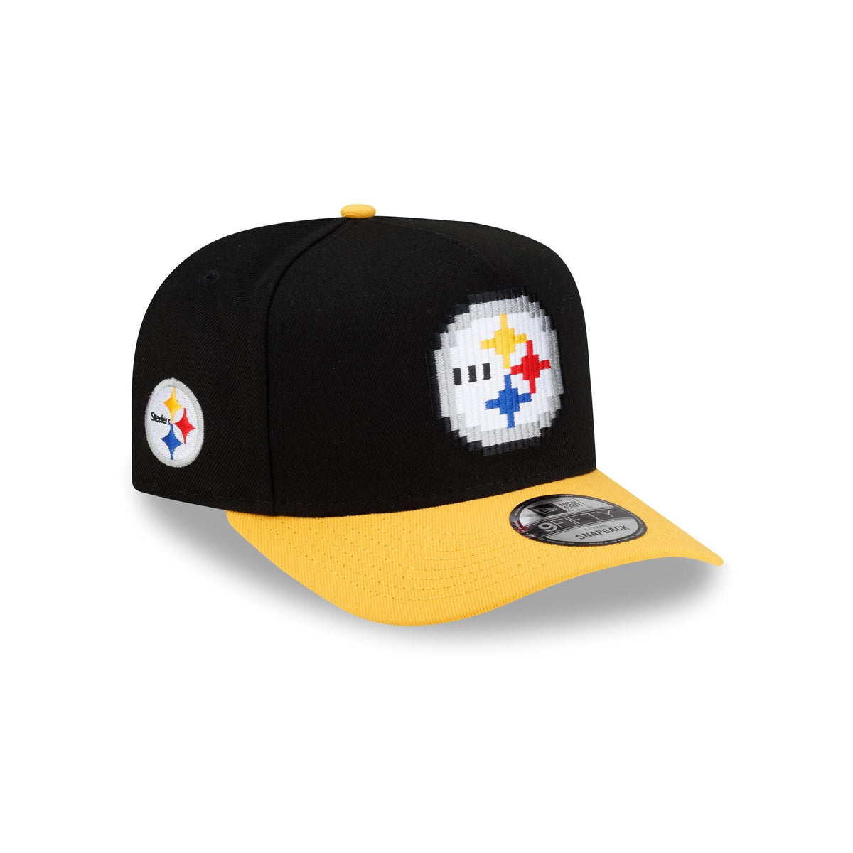 Pittsburgh Steelers Pixel 9FIFTY A-Frame Snapback Hat