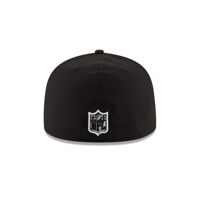 Denver Broncos Black & White 59FIFTY Fitted Hat