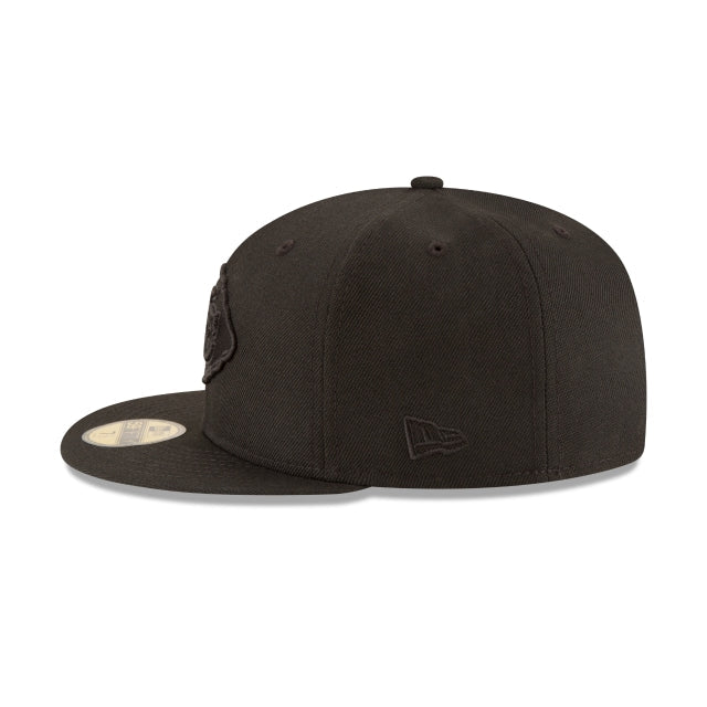 Kansas City Chiefs Black On Black 59FIFTY Fitted Hat