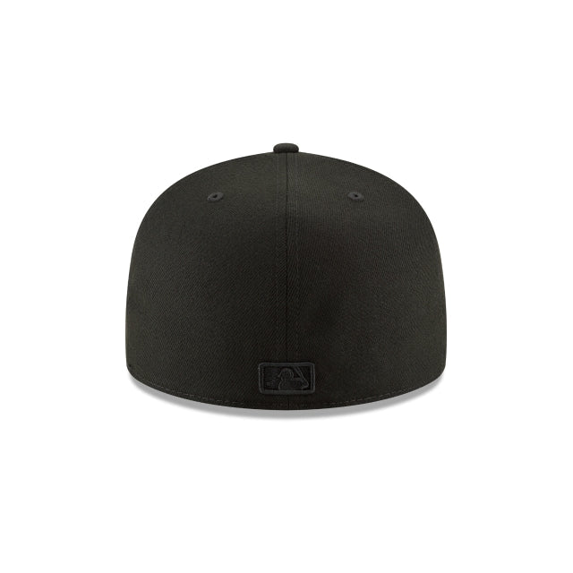 Colorado Rockies Blackout Basic 59FIFTY Fitted Hat